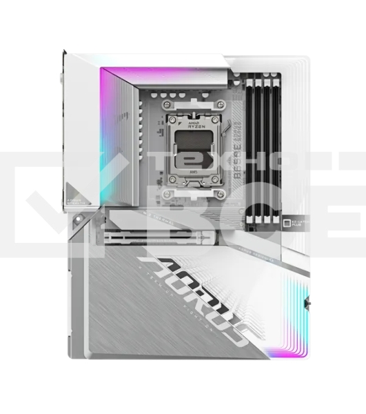 Материнская плата Gigabyte B650E AORUS STEALTH ICE, AM5, AMD B650E, 4xDDR5, 4xSATA, 3xM.2, 1xPCI-E 5.0 x16, 1xHDMI, 1xUSB 4 Type-C, 2xUSB-A 3.2 Gen 2, 5xUSB-A 3.2 Gen 1, 4xUSB-A 2.0, 1x 2.5Gb LAN, 3x3.5 мм, 7.1, ATX