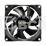 Вентилятор для корпуса ExeGate EX08025S4P-PWM черный, 80 мм, 2300 об/мин, 23 дБ, 4 pin, фото5