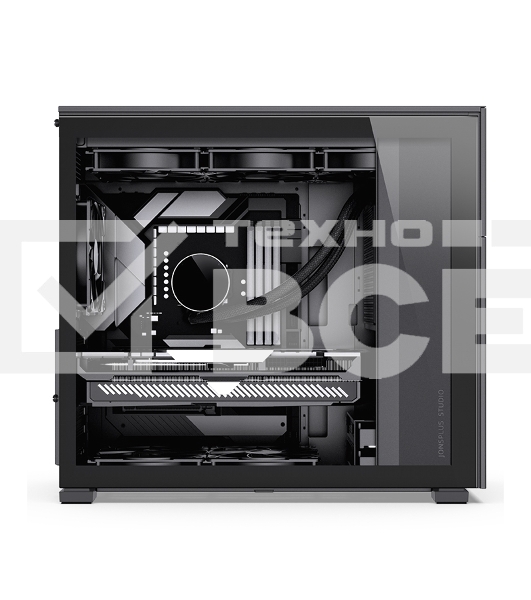 Корпус без блока питания JONSBO D41 STD Black ATX без БП, боковая панель из закаленного стекла, mini-ITX, micro-ATX, ATX, черный