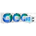 Водяное охлаждение для процессора Thermalright Frozen Warframe Pro 360 White ARGB (360mm, White, ARGB/ Fans: 3x120mm, 70.84CFM, 29.8dBA, 2000RPM/ Pump height 60mm, 23dBA, 3000RPM, Rad thickness 27mm/ S: 1200, 1700, 1851, 2011, 2066, 115X, AM4, AM5), фото9