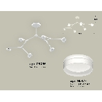 Светильник Ambrella light XB9055203/6 SWH/FR/CL белый песок/белый матовый/прозрачный GX53 (C9055, N8477), фото 1