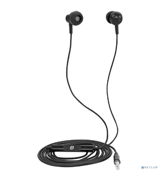 Проводные наушники Oklick HS-S-230 черный, вкладыши, Jack 3.5 мм