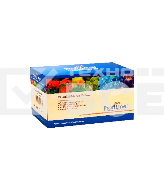 Картридж лазерный PL-CE252A/723 для принтеров HP Color LaserJet CP3520/CP3525n/CP3525dn/CP3525x/CM3530/CM3530fx/ Canon LBP7750cdn Yellow 7000 копий ProfiLine