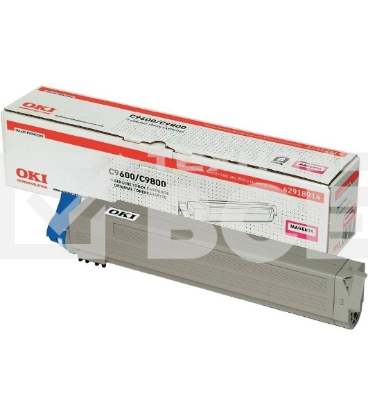 Картридж лазерный Oki C9600/9800 пурпурный 15K (42918914/42918962)