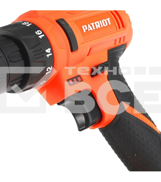 Дрель-шуруповерт Patriot BR 147Li THE ONE, Аккумуляторная, 14,4В, 2 АКБ, Кейс