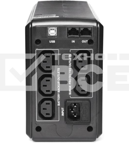 Источник бесперебойного питания Powercom SPT-500-II 400Вт 500ВА черный