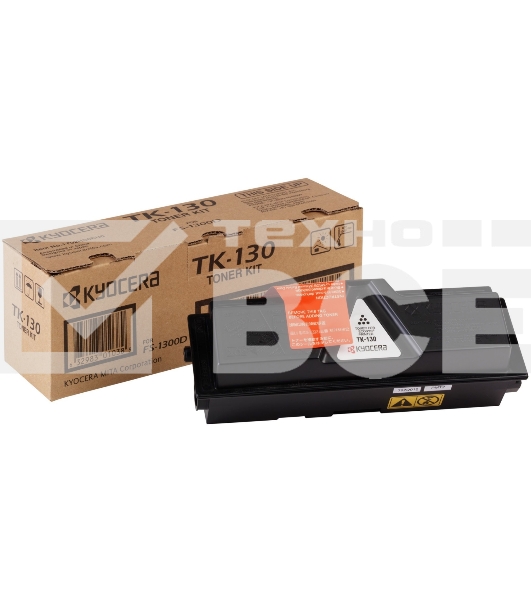 Картридж лазерный Kyocera TK-130 (1T02HS0EUC/1T02HS0EU0) черный для FS-1300D/1300DN/FS-1028MFP/1028MFP DP/1128MFP 7200 стр.
