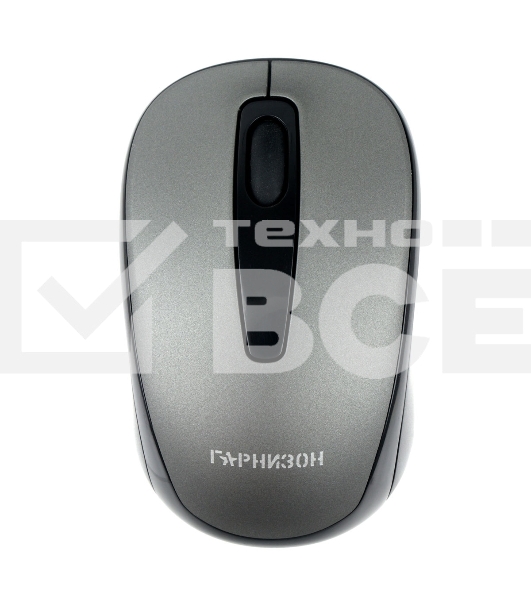 Мышь беспроводная Гарнизон GMW-450-1 серый, 1000 dpi, радиоканал, USB, кнопки - 3