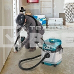 Строительный пылесос Makita DVC150LZ гибридное, белый, 320 Вт, уборка сухая/влажная, пылесборник мешок/контейнер, 15 л, фото6