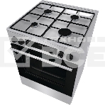 Комбинированная плита Gorenje GKS6C70XJ нержавеющая сталь (без крышки) реш.сталь, фото4