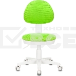 Кресло детское Бюрократ KD-3 салатовый TW-18 крестов. пластик белый, фото3