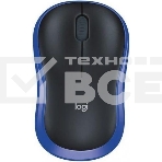 Мышь беспроводная Logitech M185 синий, 1000 dpi, радиоканал, USB, кнопки - 3, фото24