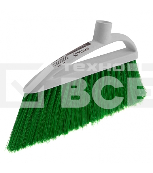 Щетка пластмассовая для подметания пола, премиум, 23 см, без черенка, салат. щетина, Home Palisad