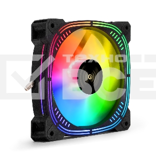 Вентилятор для корпуса ExeGate EX12025H6PSU-PWM.ARGB черный, 120 мм, 1200 об/мин, 33 дБ, 6 pin