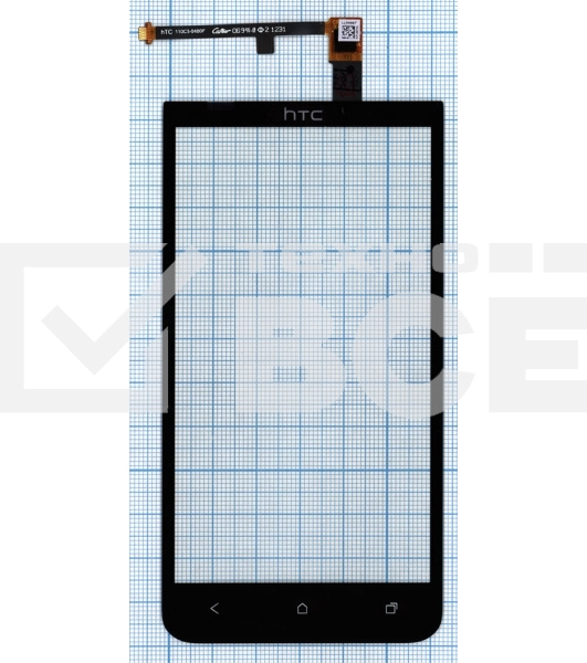 Сенсорное стекло (тачскрин) для HTC One XC X720d, черное