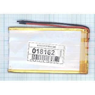 Аккумулятор Li-Pol (батарея) 3.8*50*90мм 2pin 3.7V/1600mAh