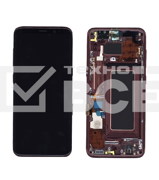 Дисплей для Samsung Galaxy S9 SM-G960F/DS красный