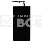 Дисплей для HTC One XC X720d черный, фото2