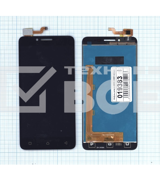 Дисплей для Lenovo A6600 A6800 черный