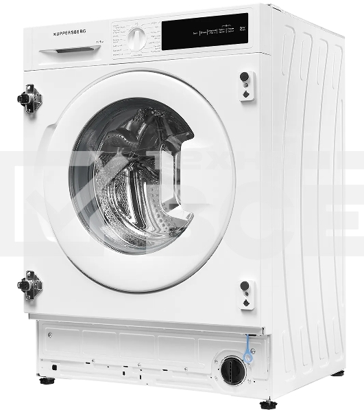 Встраиваемая стирально-сушильная машина Kuppersberg WDM 560, загрузка при стирке 7 кг, загрузка при сушке 5кг,  отжим 1400 об/мин, сенсорное управление, 15 программ, 81.9х59х54.2 см