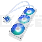 Водяное охлаждение для процессора Thermalright Frozen Warframe Pro 360 White ARGB (360mm, White, ARGB/ Fans: 3x120mm, 70.84CFM, 29.8dBA, 2000RPM/ Pump height 60mm, 23dBA, 3000RPM, Rad thickness 27mm/ S: 1200, 1700, 1851, 2011, 2066, 115X, AM4, AM5), фото8