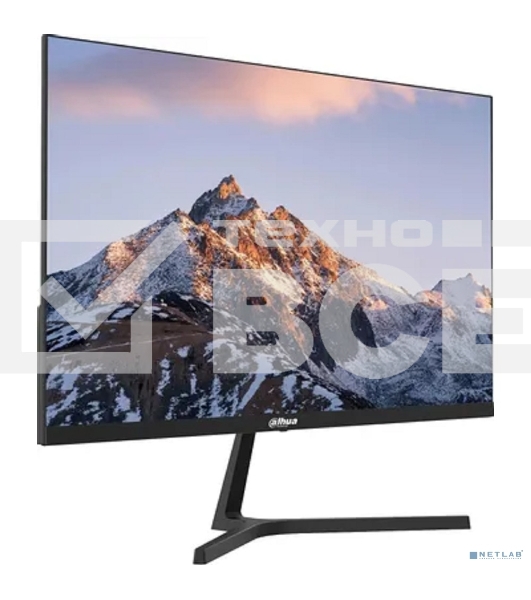 Монитор 23.8' Dahua DHI-LM24-B221S IPS 1920x1080, 144 Гц, 1 мс (MPRT), 16:9, 250 кд/м², HDMI 2.0, DP 1.2, 3.5 Jack, динамики (2x1 Вт), VESA 75x75, черный