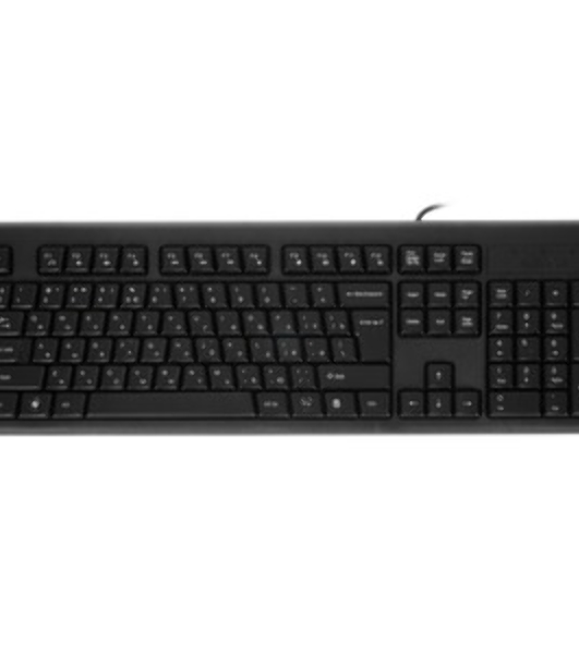 Комплект клавиатура+мышь A4Tech KRS-8372 проводной, USB, 1200 DPI, чёрный