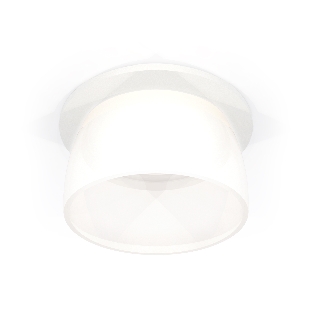 Комплект встраиваемого светильника Ambrella light XC6512069 SWH/FR белый песок/белый матовый MR16 GU5.3 (C6512, N6258)