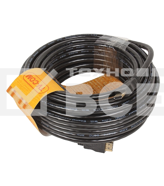 Кабель цифровой TV-COM HDMI19M to HDMI19M, V1.4+3D, 15m <CG150S-15M>