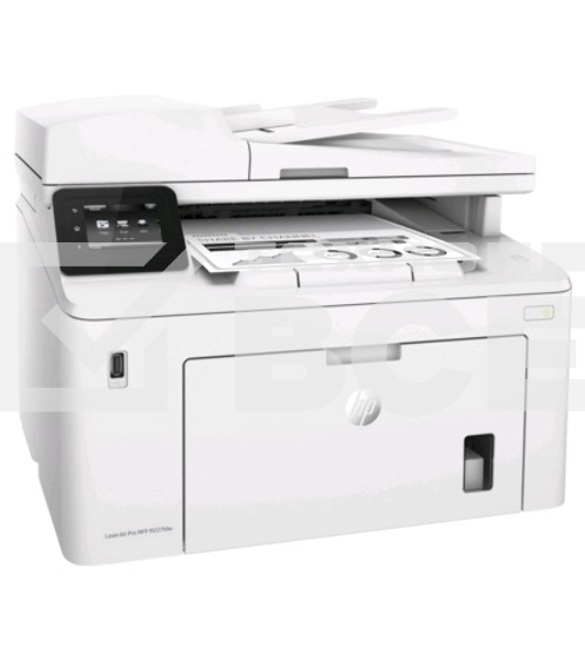 МФУ лазерный HP LaserJet Pro MFP M227fdw (G3Q75A), A4, ч/б, печ. до 28 стр/мин., скан. до 15 стр/мин., 1200 x 1200 dpi, USB, RJ-45, Wi-Fi, Air Print