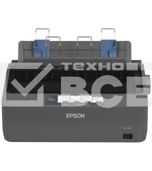Принтер матричный Epson LX-350 (C11CC24031/C11CC24032), (А4, 357 cps (12 cpi), USB, LPT, COM)