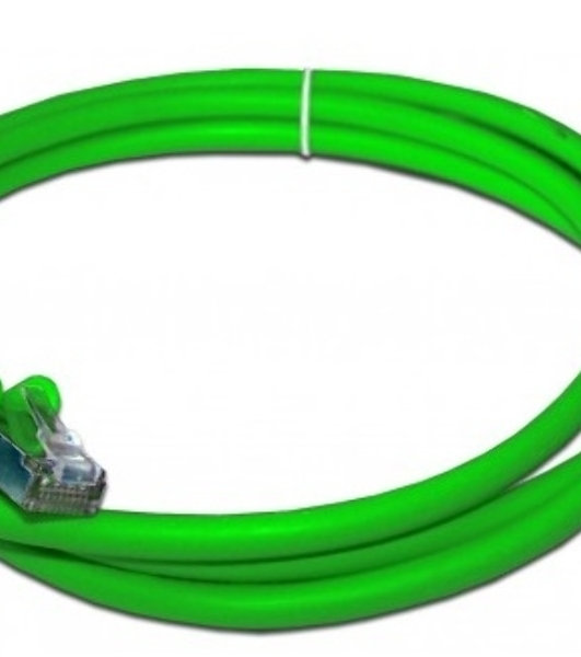 Патч-корд LANMASTER LSZH FTP кат.6A, 2.0 м, зеленый