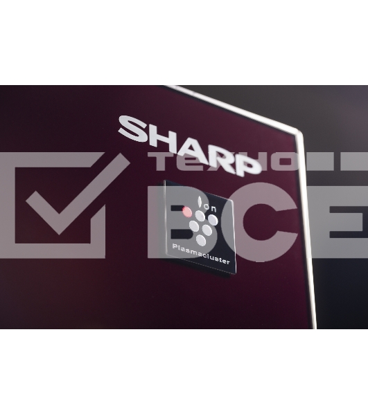 Холодильник Sharp SJ-GX98PRD темно-бордовый трёхкамерный Side by Side 394/211 л морозилка снизу