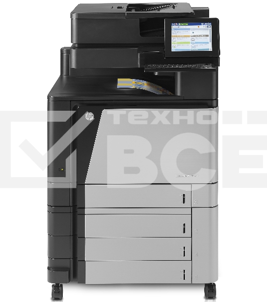 МФУ лазерный HP Color LaserJet Enterprise Flow M880z (A2W75A#B19), A3, цветной, печ. до 46 стр/мин., скан. до 70 стр/мин. (ч/б) 68 стр/мин. (цвет), 1200 x 1200 dpi (печать) 600x600dpi (скан.), USB, RJ-45