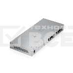 Коммутатор Zyxel GS1008HP Switch PoE +, 8xGE PoE +, tabletop, metal, silent, budget PoE 60 W, фото6