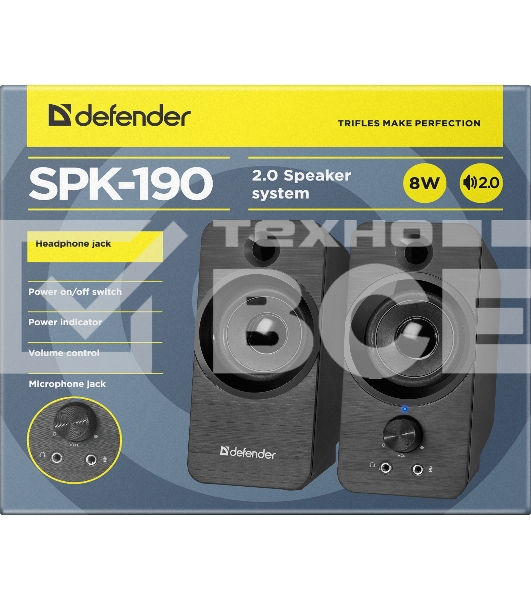 Акустическая система Defender 2.0 SPK-190 BLACK