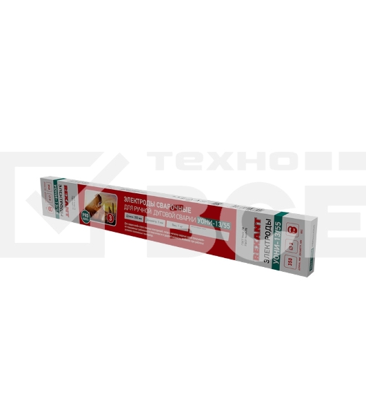 Электрод Rexant УОНИ-13/55, 350 мм/3 мм, пачка 1 кг