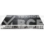 Коммутатор D-Link DGS-1210-52P/ME/B1A, L2 Managed Switch with 48 10/100/1000Base-T ports and 4 1000Base-X SFP ports (8 PoE ports 802.3af/802.3at (30 W), 16 PoE ports 802.3af (15,4 W), PoE Budget 193 W). 16K Mac, фото3