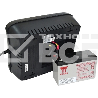 Источник бесперебойного питания Powercom Back-UPS SPIDER, Line-Interactive, LCD, AVR, 900VA/540W, Schuko, USB, black (1456263)
