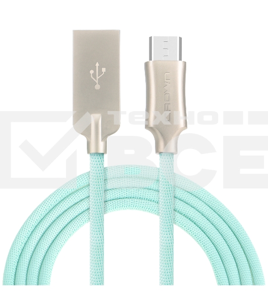 Кабель Crown USB - microUSB CMCU-3132M light blue