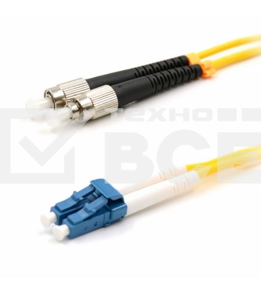 Патч-корд оптический переходной (SM), 9/125 (OS2), LC/UPC-FC/UPC, (Duplex), LSZH, 15м