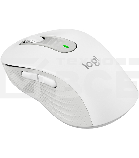 Мышь беспроводная Logitech Signature M650 белый, 4000 dpi, радиоканал, Bluetooth, USB, кнопки - 5