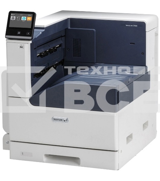 Принтер лазерный Xerox VersaLink C7000DN (VLC7000DN#), A3, цветной, печ. до 35 стр/мин. (А4) до 19 стр/мин. (А3), 1200 x 2400 dpi, RJ-45, NFC, Air Print