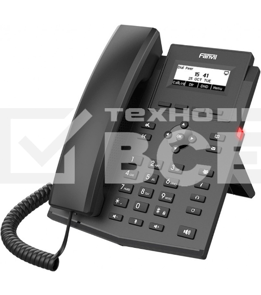 Телефон IP Fanvil X301P черный