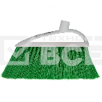 Щетка пластмассовая для подметания пола, премиум, 23 см, без черенка, салат. щетина, Home Palisad, фото3