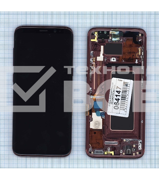 Дисплей для Samsung Galaxy S9 SM-G960F/DS красный