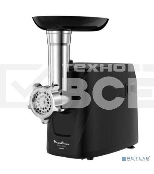 Мясорубка Moulinex ME112832 1600Вт черный/серебристый