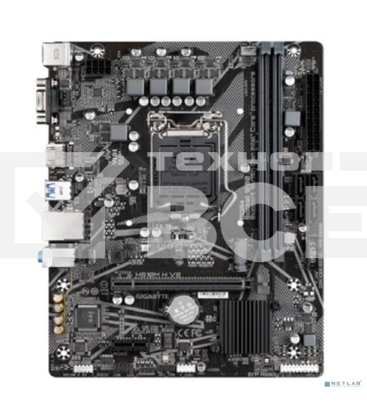 Материнская плата Gigabyte H510M H V2, LGA 1200, Intel H470, 2xDDR4, 4xSATA 6 Гбит/с, 1xM.2, 1xPCIe 3.0 x16, 1xPCIe 3.0 x1, 1xHDMI, 1xVGA, 1x 1Gb LAN, 2xUSB-A 3.2 Gen 1, 4xUSB-A 2.0, 3x3.5 мм, 7.1, Micro ATX