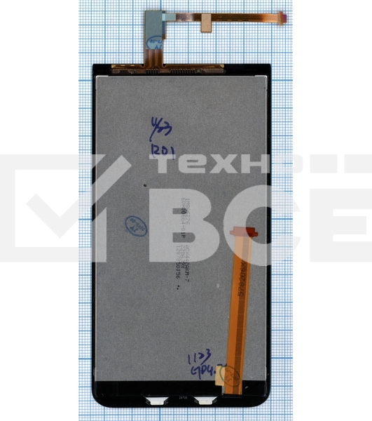 Дисплей для HTC One XC X720d черный