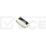 Разъем FPC Flip-Lock 1010-6RLGF 6 pin высота 1мм шаг 1мм, фото 1